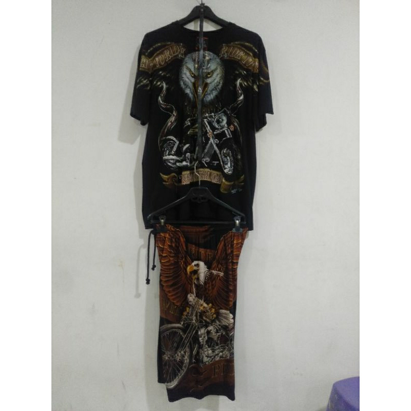 kaos baru 1.set  Rock chang size XL