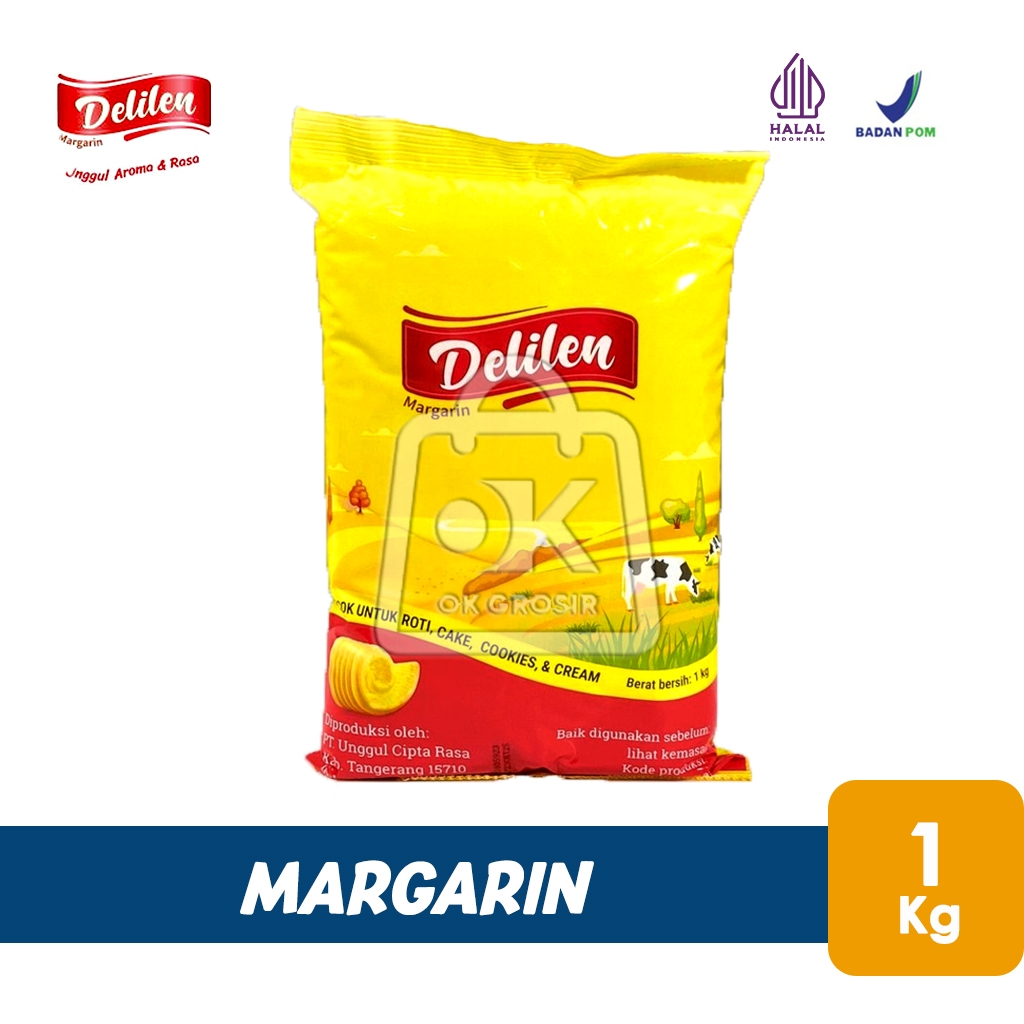 

Margarine DELILEN / Butter Replacer / Margarin Aroma Susu (1Kg)