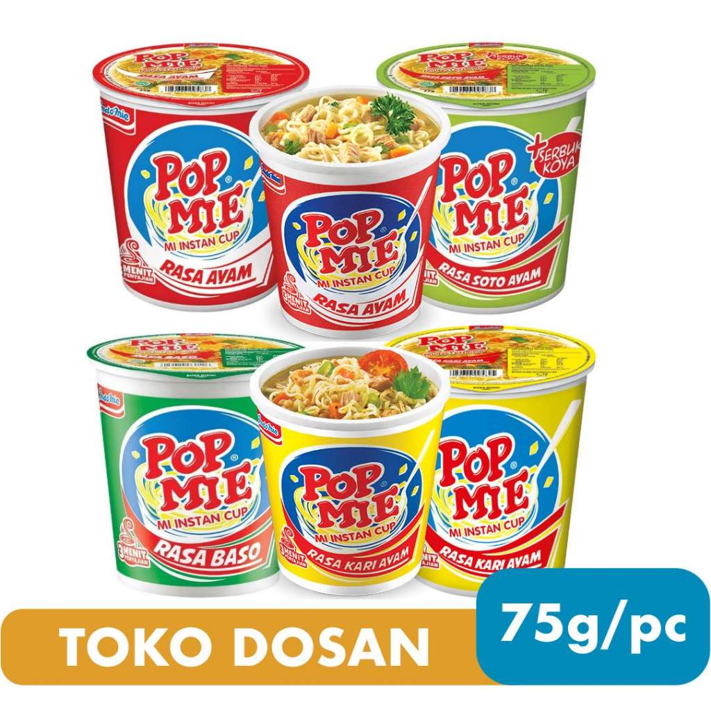 

POP MIE JUMBO ALL VARIAN 75g [Tanpa min pembelian]
