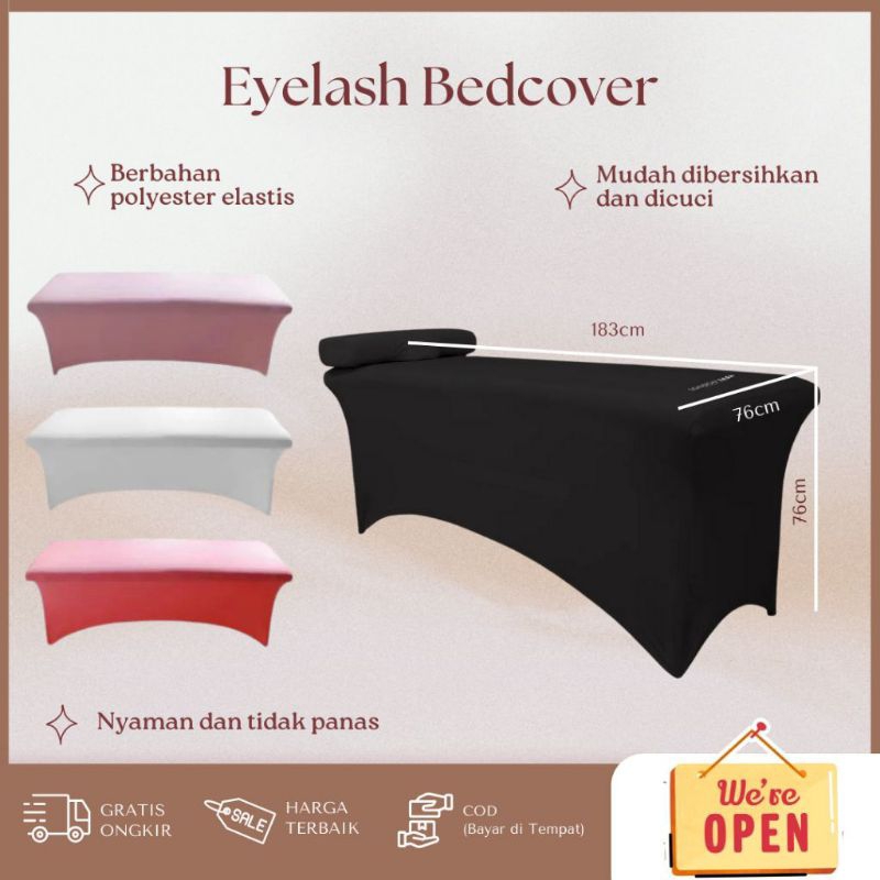 BED COVER EYELASH, TABLE STRETCH EYELASH