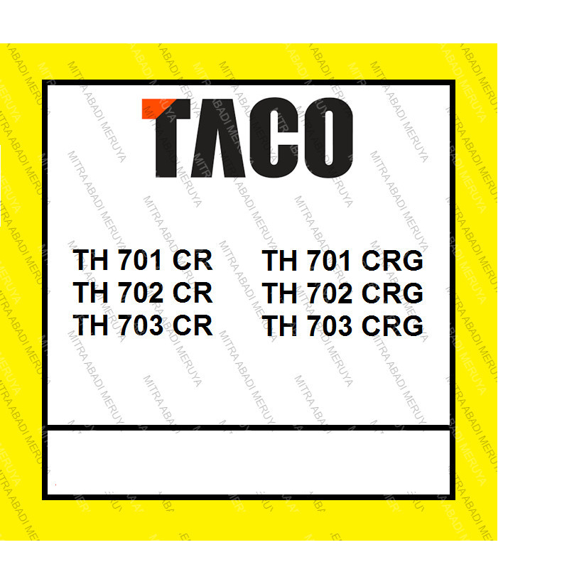 TACO HPL TACORE TH 701 702 703 CR CRG WHITE PURE CORE