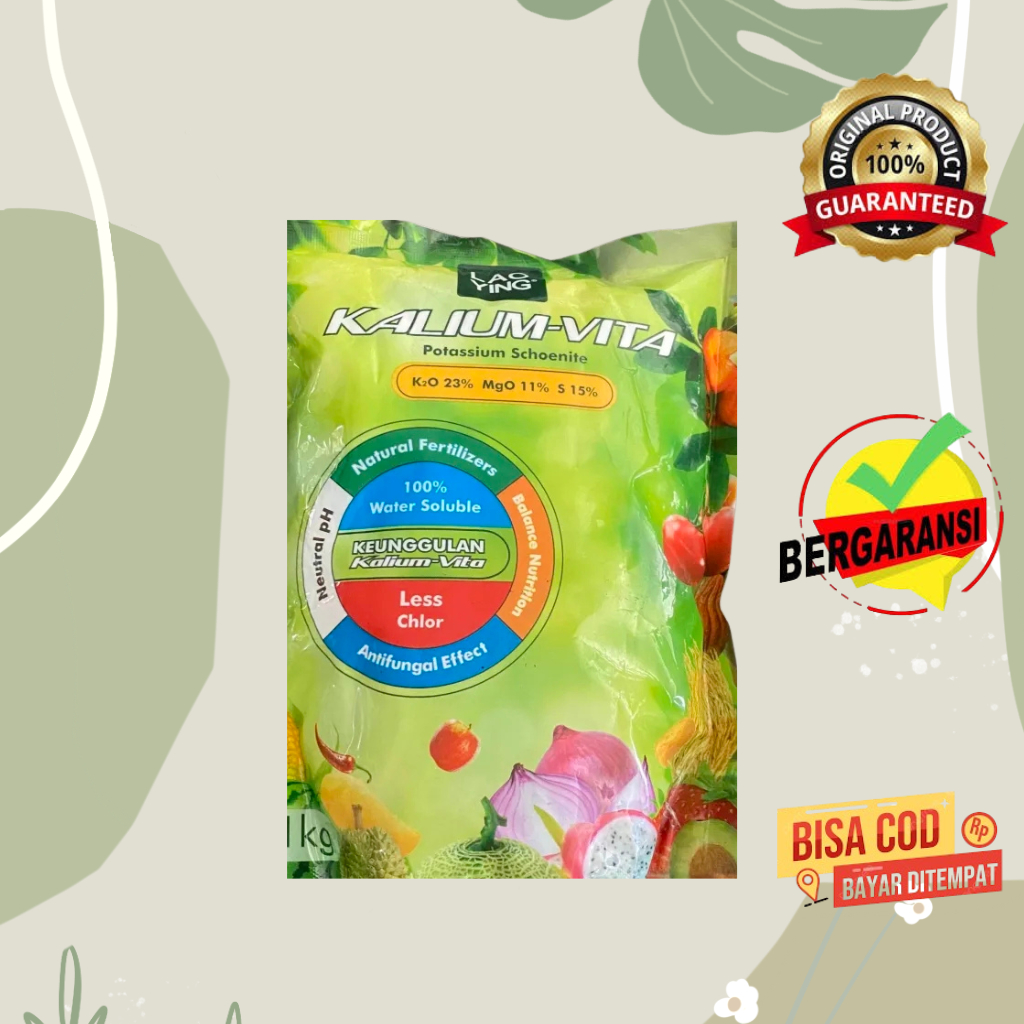 Pupuk kalium vita 1 kg lao ying