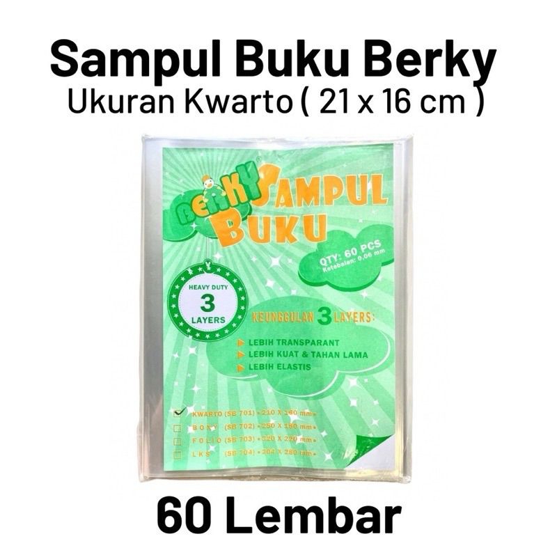 

[YOBANA] SAMPUL BEAKY KWARTO ISI 60 PCS