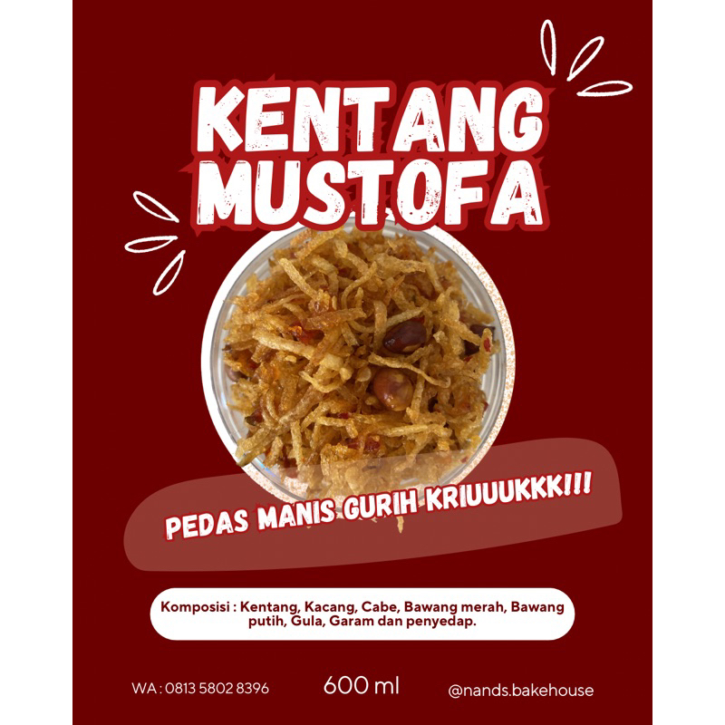 

Kentang Mustofa Kering Kentang toples 600ml