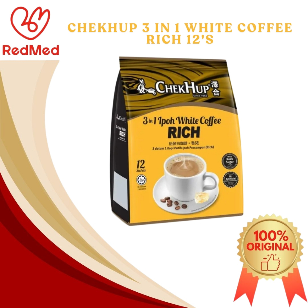 

CHEK HUP 3 IN 1 WHITE COFFEE RICH 12'S