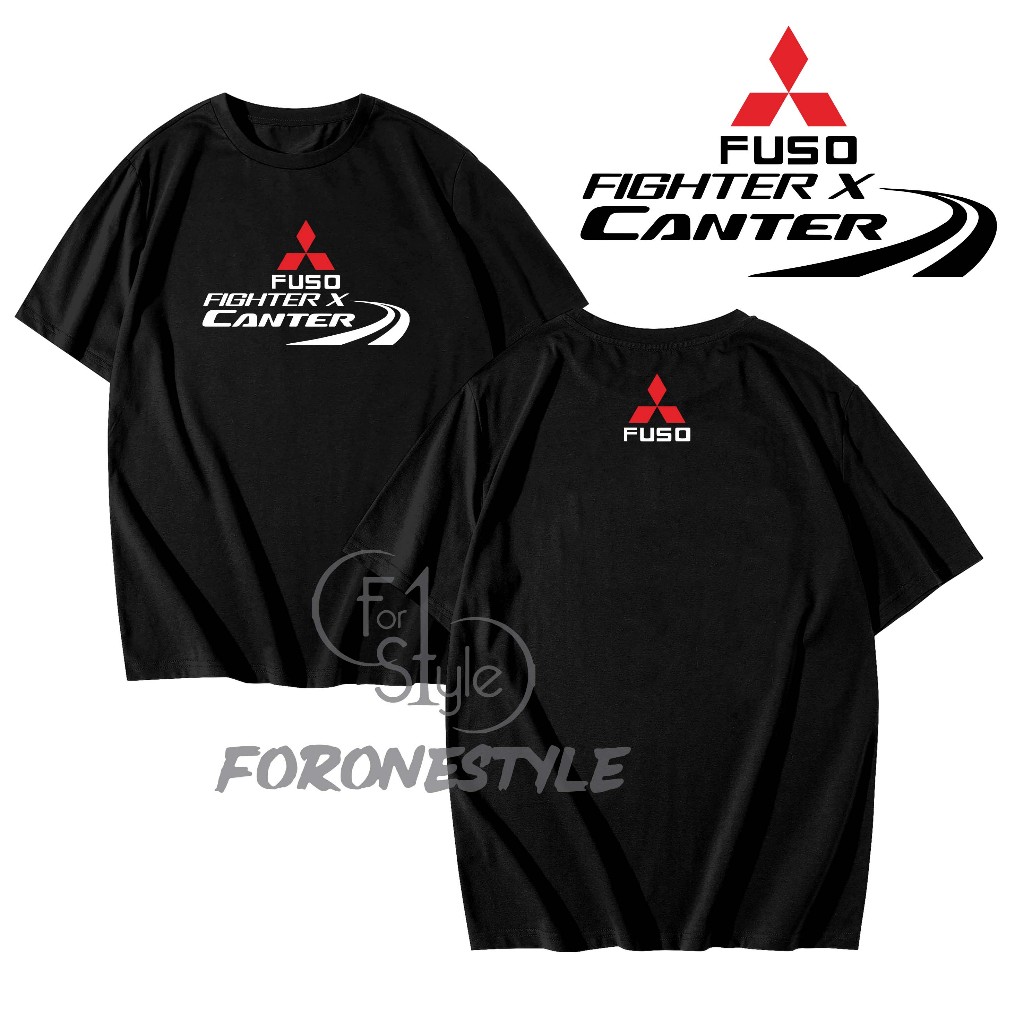 T-SHIRT KAOS FUSO FIGHTER X CANTER - KAOS FUSO FIGHTER X CANTER - BAJU FUSO