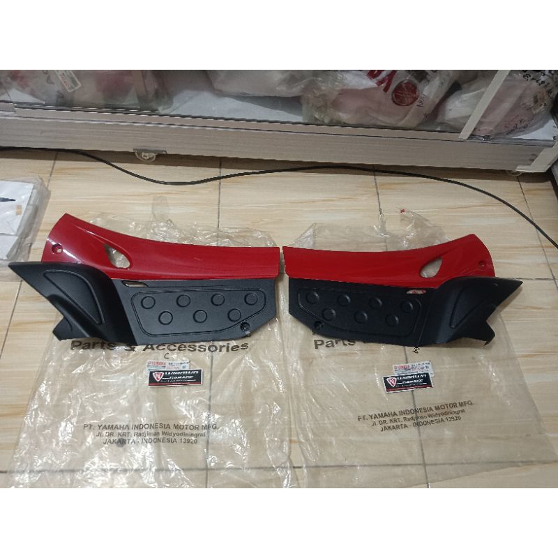 Cover Tutup Aki Nouvo Lele Merah Original Tutup Body Aki Kanan Kiri