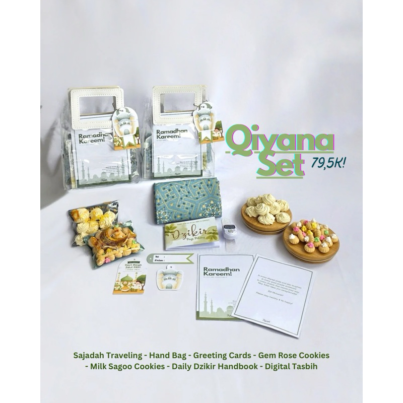 

READY STOCK - QIYANA SET - HAMPERS LEBARAN IDUL FITRI RAMADHAN PUASA 2025 1446H