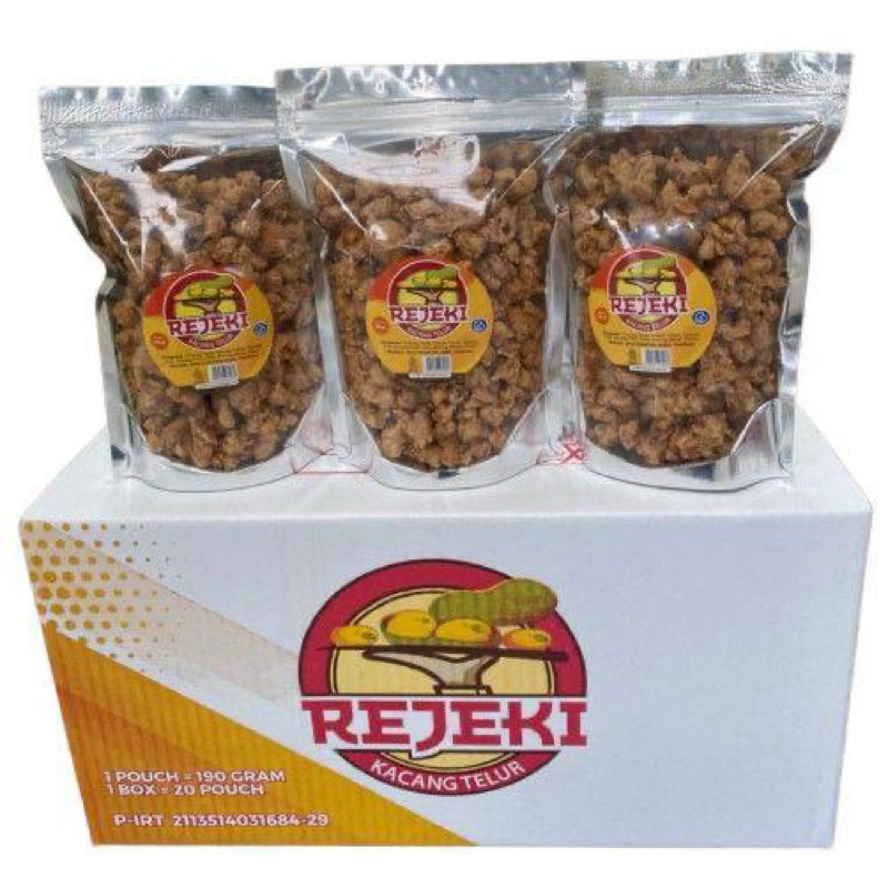 

Halal Kacang Telur Rejeki 160gr pouch