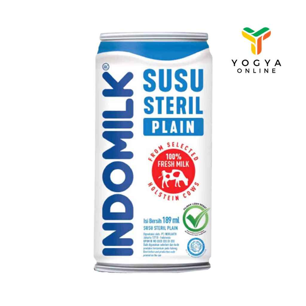 

Indomilk Susu Steril Plain 189 Ml