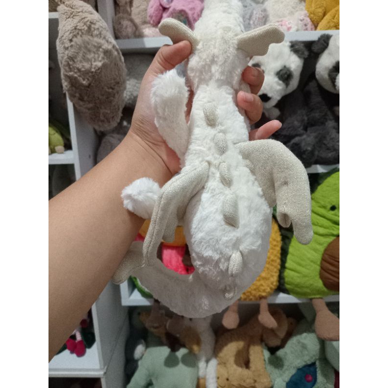 snow dragon size small by jellycat