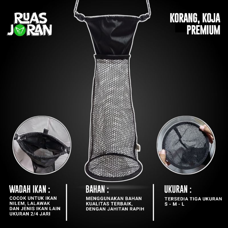 KOJA PANJANG PREMIUM - KORANG PREMIUM - KERAMBA IKAN LALAWAK - KOJA NILEM - WADAH IKAN KECIL