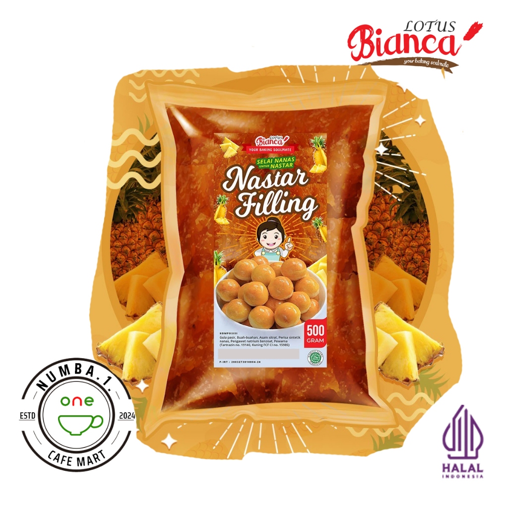 

500gr Bianca Lotus Nanas Filling (isian nastar)