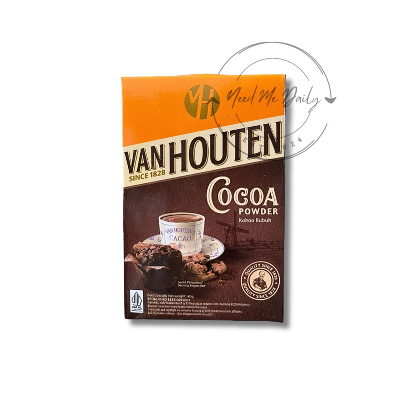 

Van Houten Cocoa Powder 40gr | Cokelat Bubuk | Bubuk Kakao