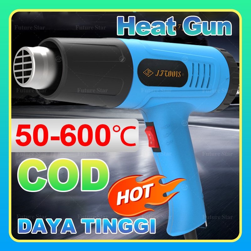 Hot Air Heat Gun Portable Mini 2000W H&L Pro Senapan Panas Kontrol Suhu Ganda Pistol Angin Portabel 