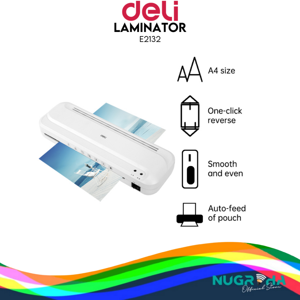 

Deli E2132 Alat Mesin Laminating A4 Laminator