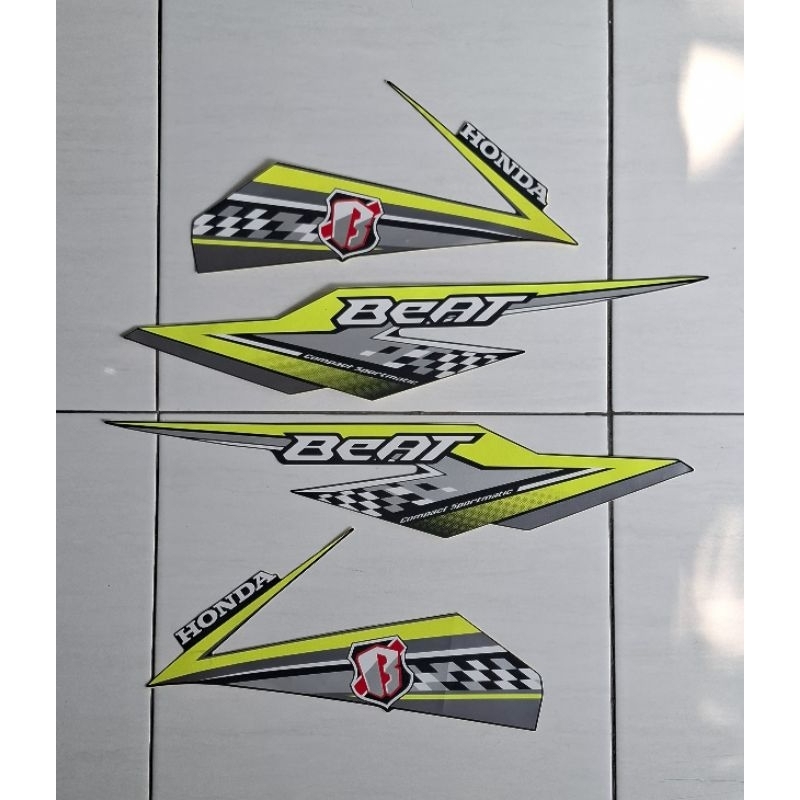 Sticker / Striping / Lis body motor Honda Beat 2018 ORIGINAL/ASLI