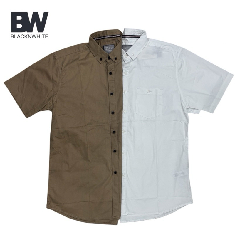 F2D ORIGINAL - Kemeja F2D Katun Premium Lengan Pendek  Casual Kemeja Kerja