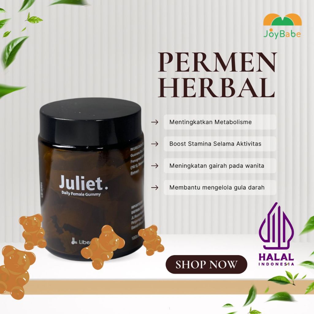 

Liber Gummy Permen Gel Herbal Juliet Meningkatkan Kesehatan Kulit dan Rambut Untuk Wanita