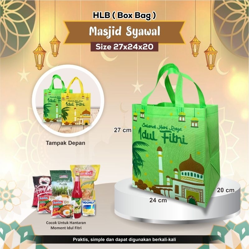 

TAS LEBARAN 27X24X20 TAS PARCEL IDUL FITRI GOODIEBAG LEBARAN