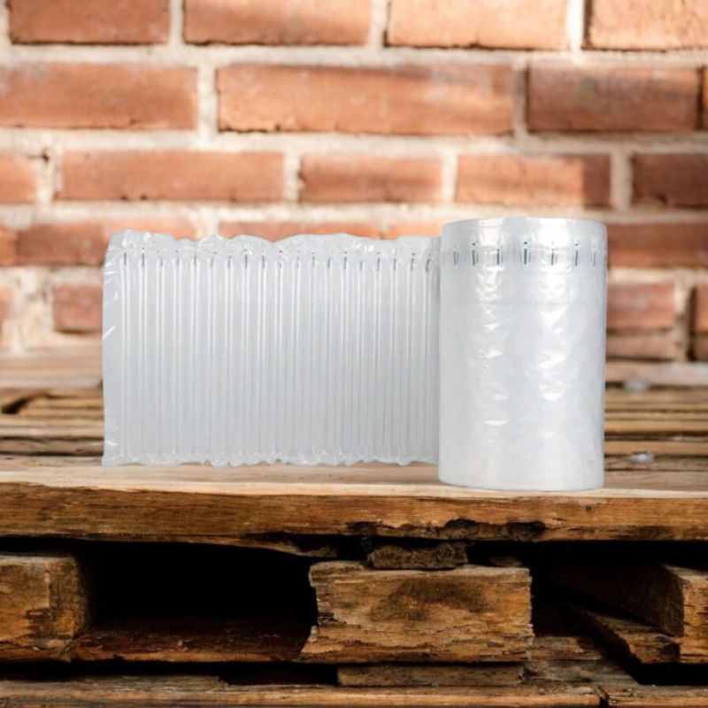 

20x300 poly air inflatable cushion bubble wrap pump plastik bungkus botol kaca gelas pompa pentil 20cm x 300meter