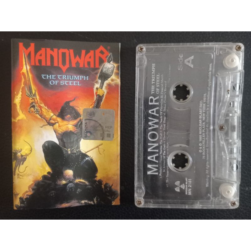 M6. Kaset Pita MANOWAR Album The Triumph Of Steel