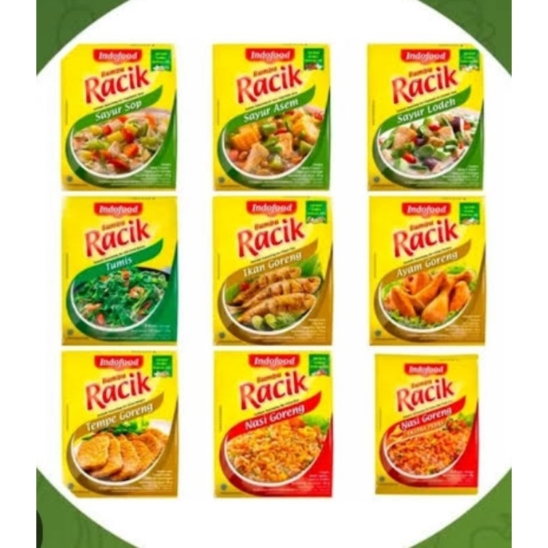 

bumbu indofood racik 20g berbagai rasa