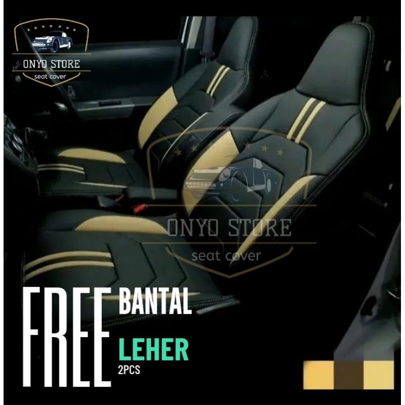 PROMO  Cover Jok Mobil Calya Sigra 2016-2025 Full Set 3 Baris