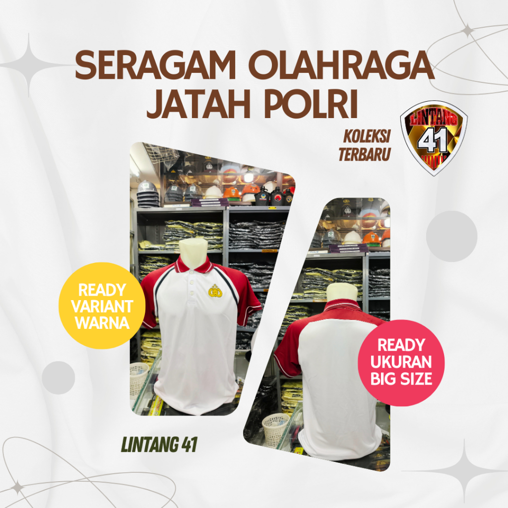 Training Olahraga Mabes POLRI / Setelan Baju Olahraga Jatah POLRI / Seragam Training POLISI training