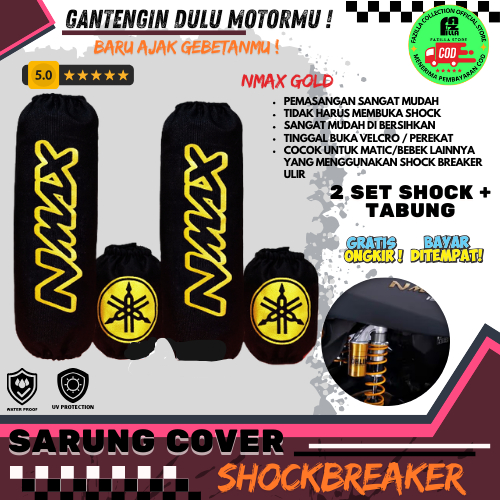 [2 set] [sepasang sarung shock + Tabung Shock] sarung shock belakang cover shock belakang Ohlins NMa
