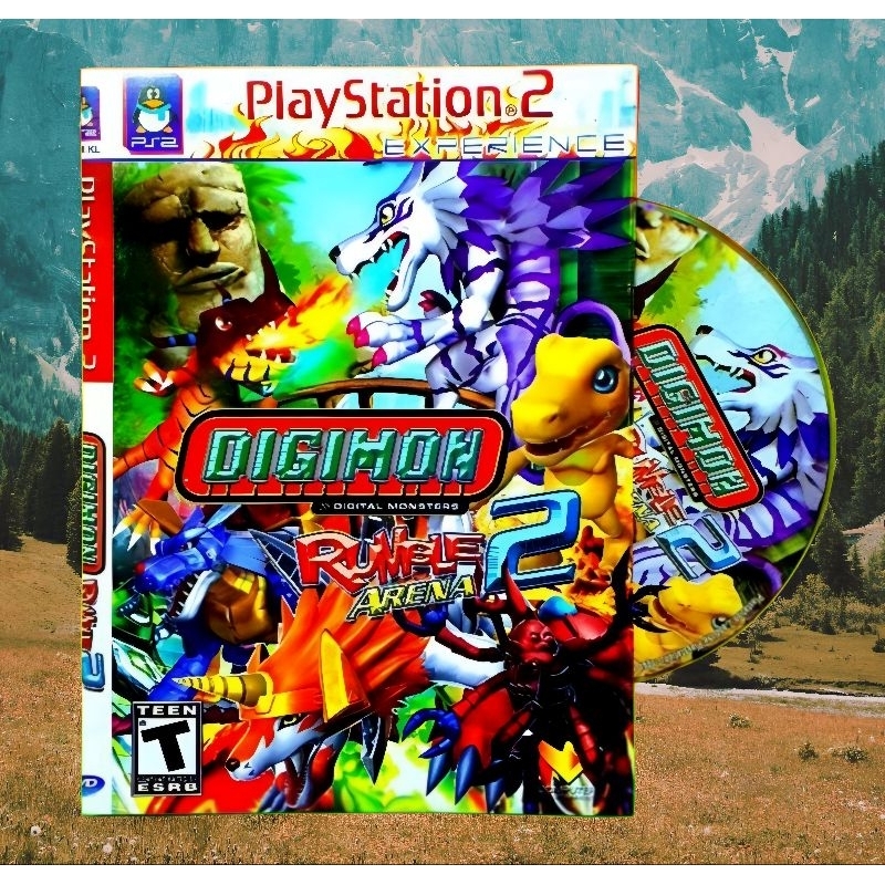 Kaset Game Ps2 Digimon Rumble Arena 2 - Kaset Ps2 Game Digimon Rumble Arena - Game Ps2 Original - Pl