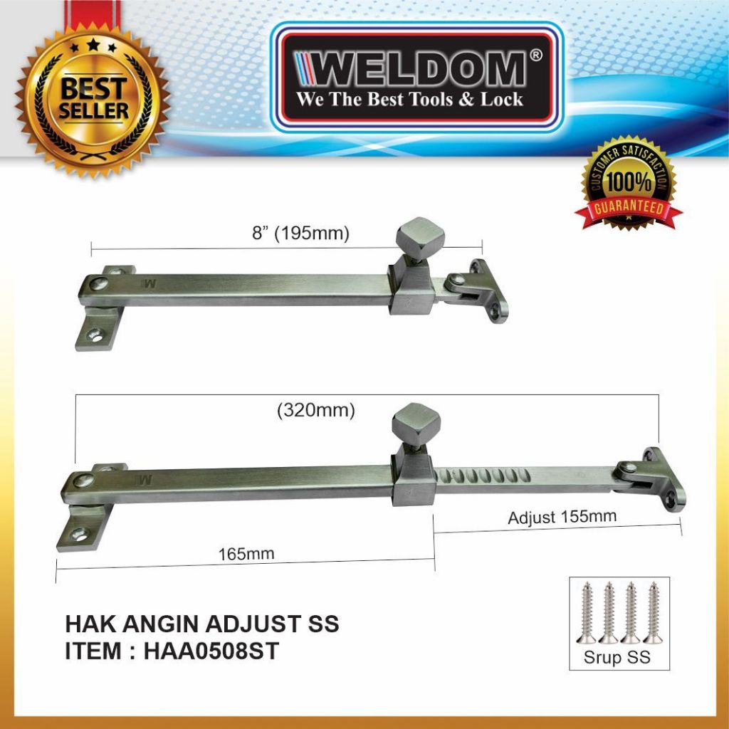 Lamskar Tarik Jendela Stainless