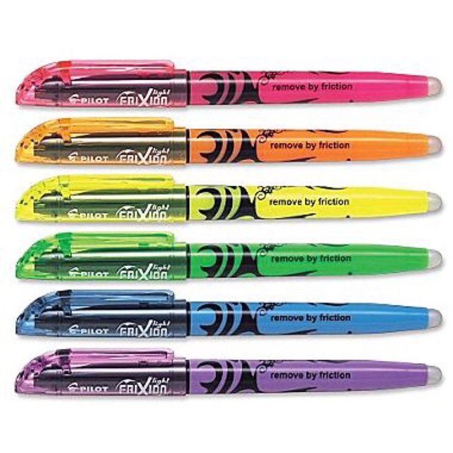 

Pilot frixion light eraseable highlighter/penanda tulisan