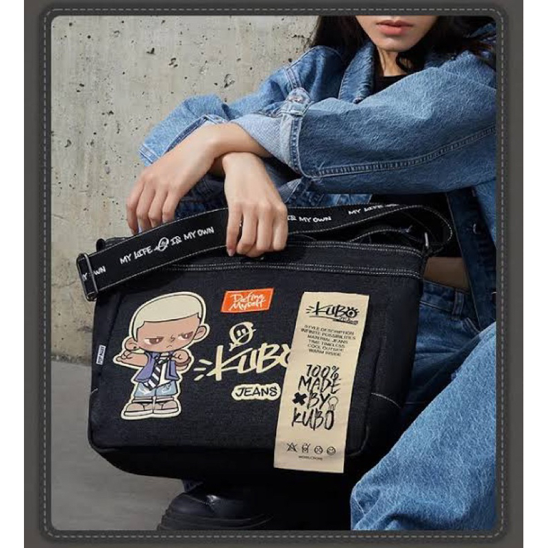 

READY ORIGINAL POPMART KUBO JEANS BAG