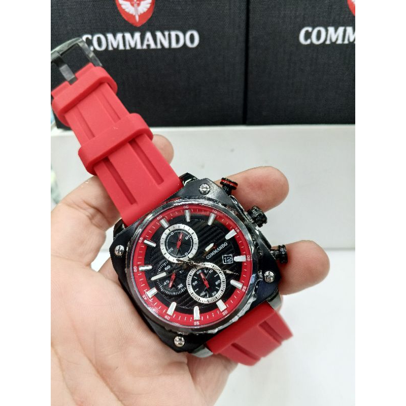 Commando CM7011G-3BDBRR#Commando CM7011G#CM7011G-1BDBRR#Jam tangan pria Commando CM7011G#Man watch C