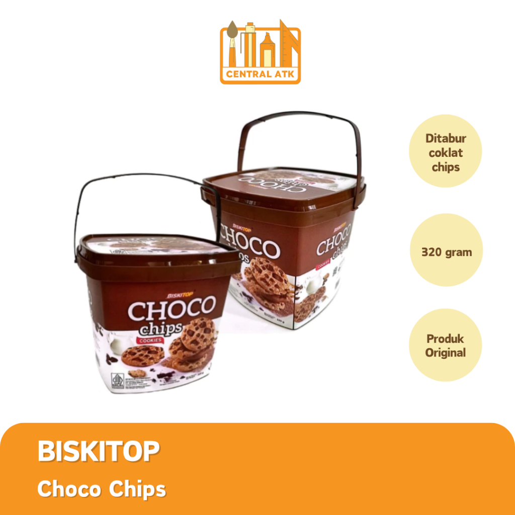 

BISKITOP CHOCO CHIPS 320GR / CHOCO CHIPS COOKIES