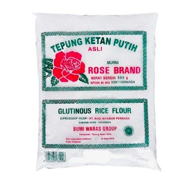 

Rose brand tepung ketan putih 500gr