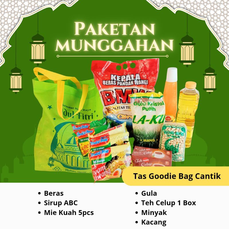 

Amanta Segar Bogor | Paketan Munggahan Paket Sembako Murah Ramadhan Lebaran Lengkap Termasuk Goodie Bag Cantik/Beras/Indomie/Gula/Teh Celup/Sirup/Minyak/Kacang Amanta