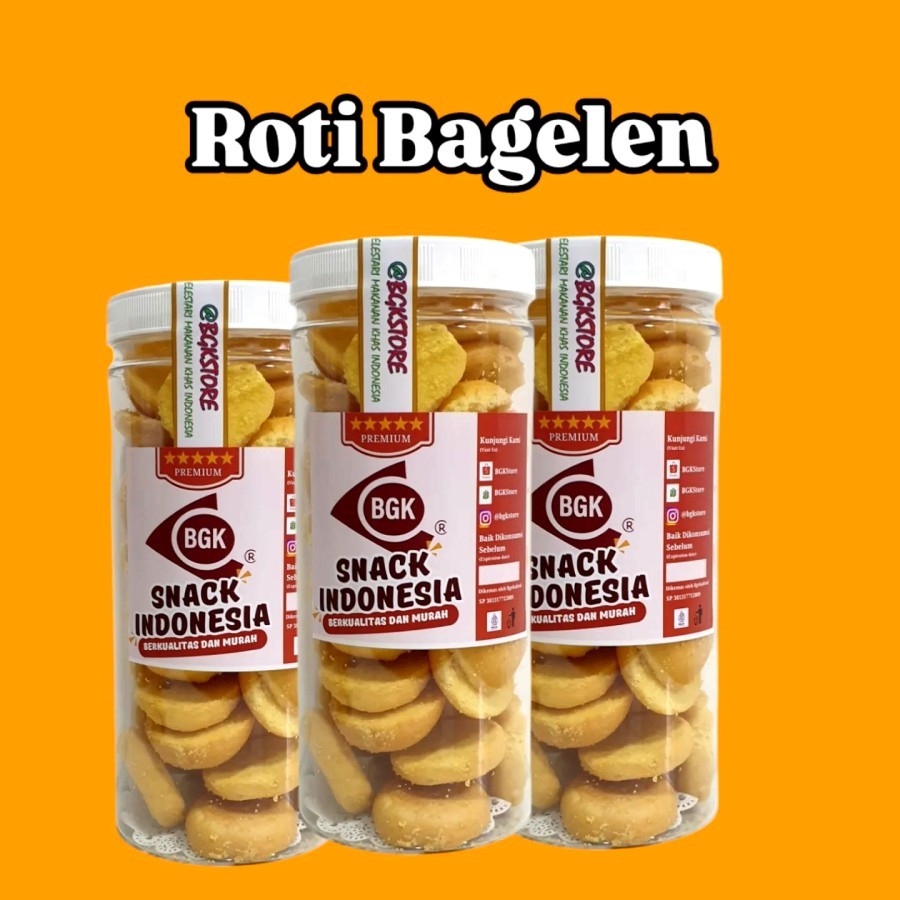 

Roti Kering Vanilla Susu/ Bagelen Oval Vanilla Susu 1/2Kg 500Gram