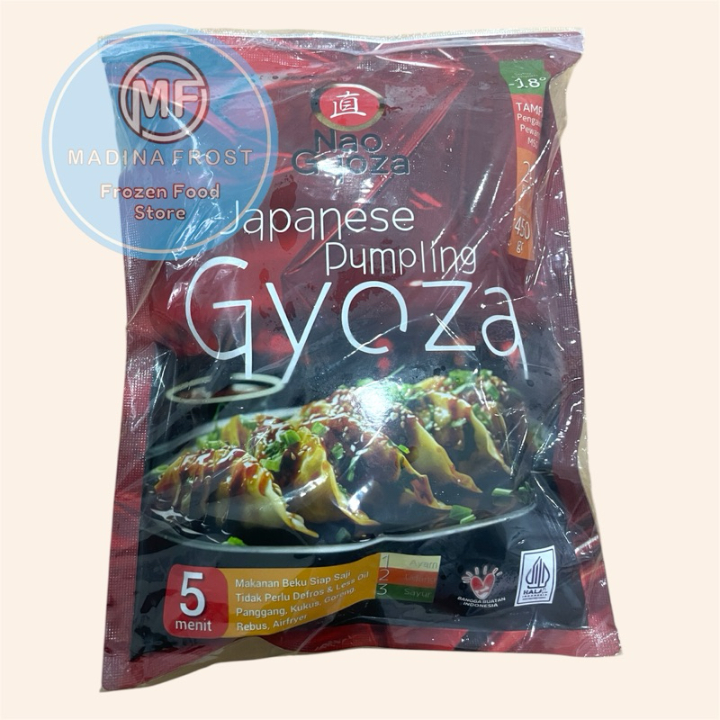 

NAO GYOZA JAPANESE GYOZA ISI 20 pcs + saus