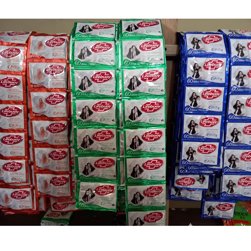 Shampo Lifebuoy Renceng 12 Sachet / Lifebuoy Shampo Renceng 24 pcs Murah / Sampo Lifebuoy 12 Sachet 