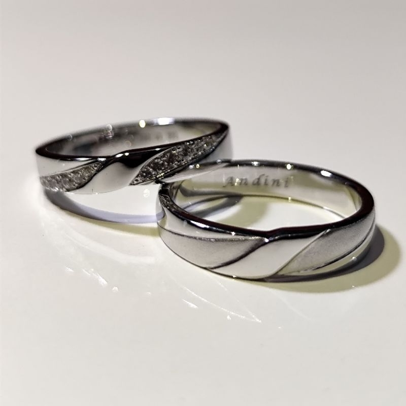 CINCIN NIKAH CINCIN CUSTOM CINCIN COUPLE CINCIN EMAS PUTIH