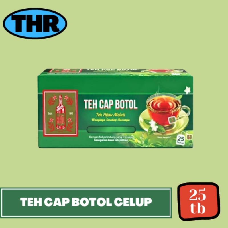 

Teh Cap Botol Celup 25tb