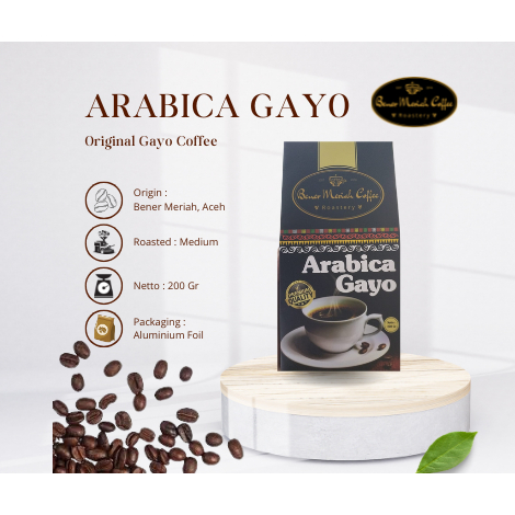 

Kopi Arabica Gayo 200 gr