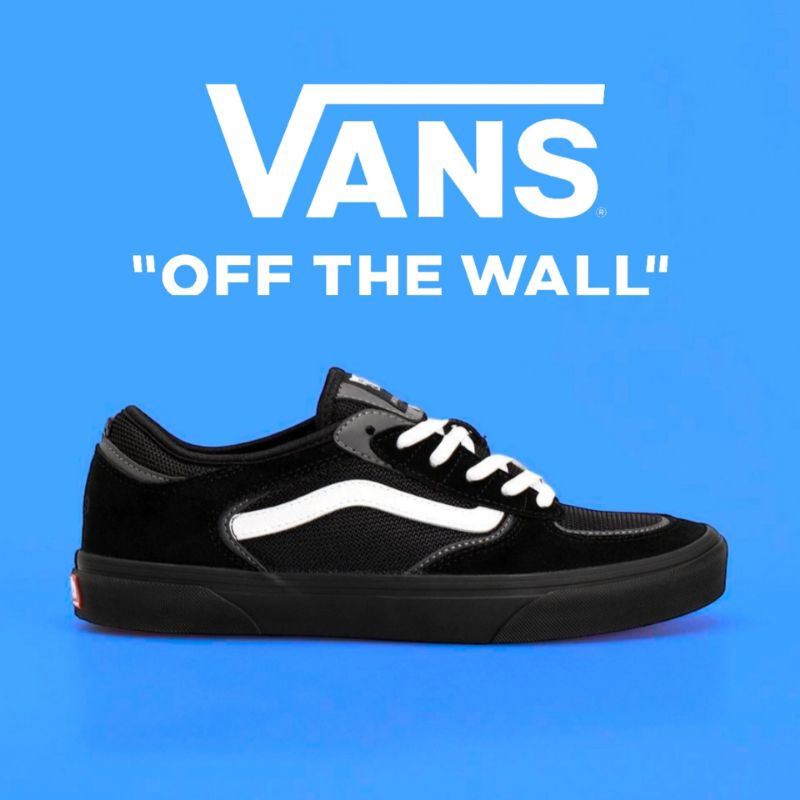 Vans Skate Rowley Shoes Black Original100%