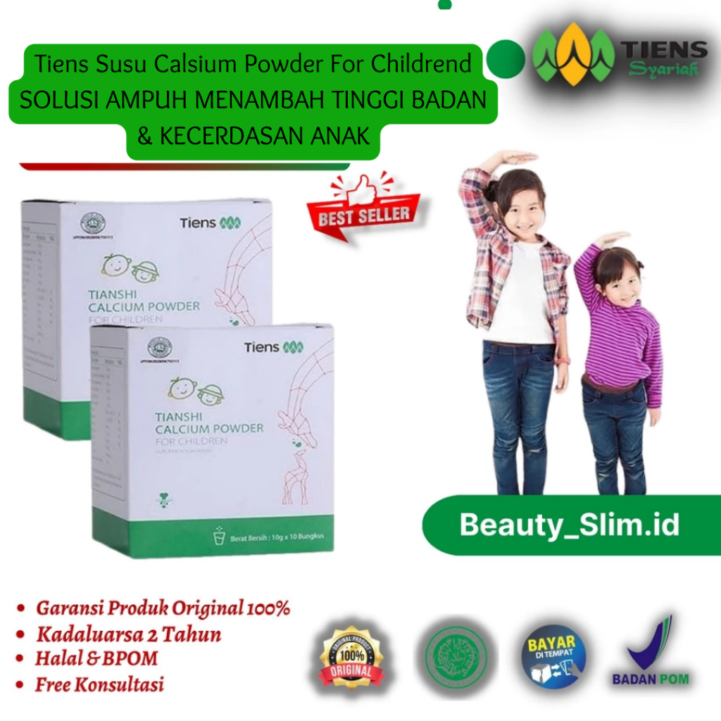 

Susu Kalsium Anak Tiens Peninggi Badan Kecerdasan Perkembangan Otak Ampuh Tiens Calcium Tianshi
