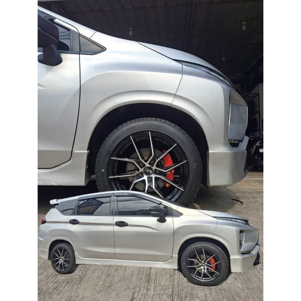 PAKET VELG PLUS BAN ACCELERA 205 55 R17 UNTUK MOBIL XPANDER USE VELG HSR MAGATA RING 17