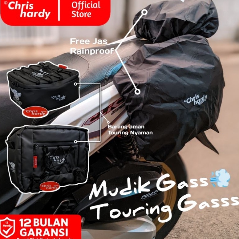 KODE C5K SIDE BAG TOURING WATERPROOF TAS MOTOR SAMPING BELAKANG DEPAN BOX HONDA WIN FIZR RX KING CHO