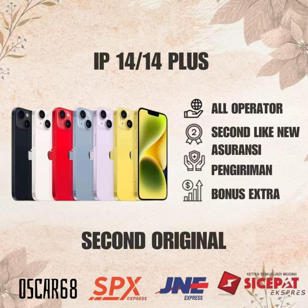 iPhone 14 Plus SECOND ORIGINAL iPhone 14  BEKAS MULUS FULLSET