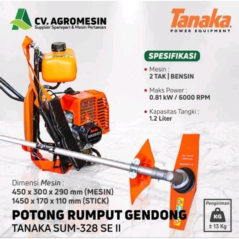 MESIN POTONG RUMPUT TANAKA SUM 328 SE II